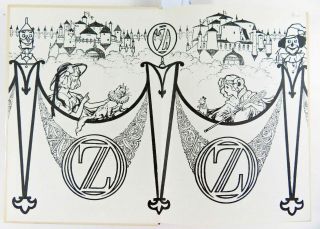 1907 OZMA OF OZ; L.  FRANK BAUM; 36 COLOR PLATES JOHN R.  NEILL; VG 2