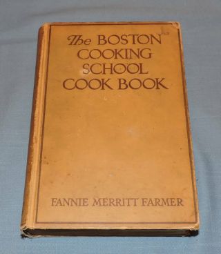 1931 The Boston Cooking School Cook Book By Fannie Merritt Farmer - C3259