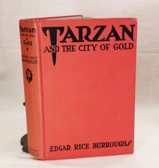 Tarzan And The City Of Gold Edgar Rice Burroughs 1940 G&d Hc - No Jacket