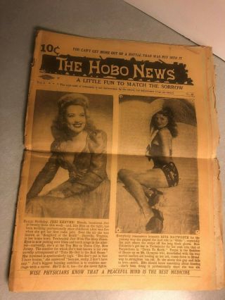 The Hobo News,  Vol.  6,  No.  48,  Nov.  1946