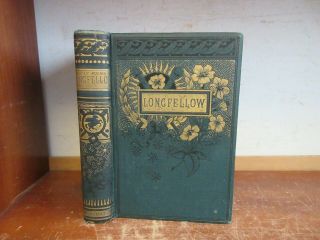 Old Early Poems Of Henry Wadsworth Longfellow Book 1890 