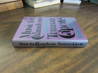 Music For Chameleons Truman Capote 0394508262 Hc 1980 1st Ed 2nd Print