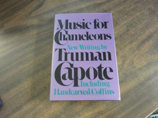 Music For Chameleons Truman Capote 0394508262 HC 1980 1st Ed 2nd Print 2