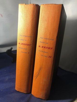 The Complete Of O Henry 2 Volume Hc Vintage Books Set 1953 Doubleday Vtg