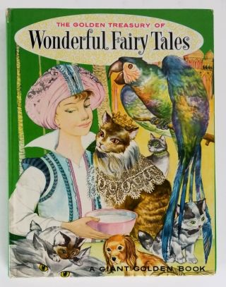 The Golden Treasury Of Wonderful Fairy Tales Giant Golden Book 1961