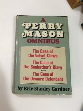 A Perry Mason Omnibus By Erle Stanley Gardner C.  1956 (3 In One Volume) Bce