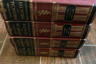 Illustrated Medical And Health Encyclopedia 4 Book Set 1966 Morris Fishbein Hc
