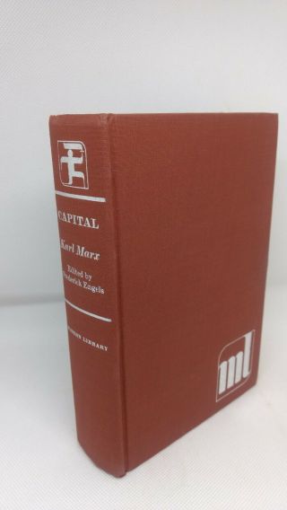 Capital by Karl Marx 1906 Modern Library Hardcover with Dustjacket 1906 Engels 3