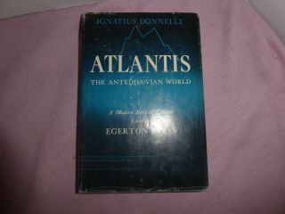 Atlantis: The Antediluvian World By Ignatius Donnelly 1949 1st Ed.  Hc/dj Occult