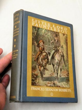1933,  Little Lord Fauntleroy By Frances H.  Burnett,  W/color Illustrations,  Hb Vg
