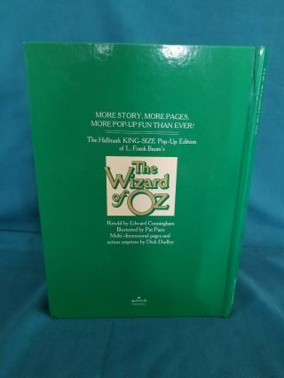 Hallmark The Wizard Of Oz King Size Pop - Up Hardcover Book 2