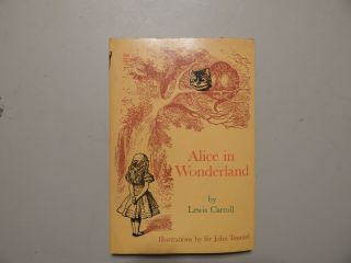 Alice In Wonderland By Lewis Carroll 1st Edition 1966 Paperback