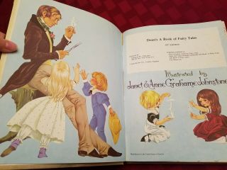 Dean ' s A Book of Fairy Tales,  Janet & Anne Grahme Johnstone,  Playmore,  1977 HC 3