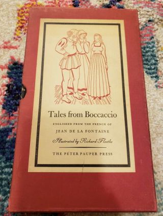 Tales From Boccaccio 1947 Englished By Jean De La Fontaine Illus Richard Floethe