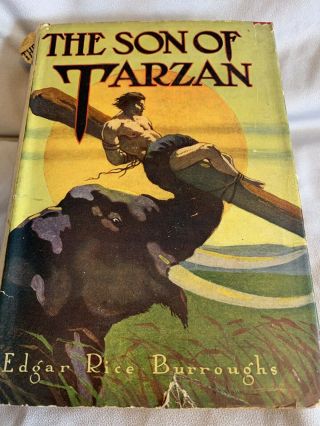 The Son Of Tarzan,  Burroughs,  1917,  Hb Jacket