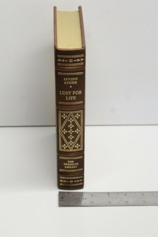 Franklin Library Collectors Leather Book Lust For Life By Irving Stone