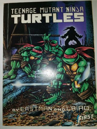 Tmnt Teenage Mutant Ninja Turtles Book 1.  First Graphic Novel.  1989