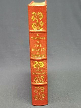 A Vindication Of The Rights Of Woman Easton Press Book Mary Wollstonecraft