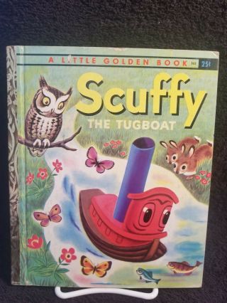 Scuffy The Tugboat Tibor Gergely Vintage 1950 
