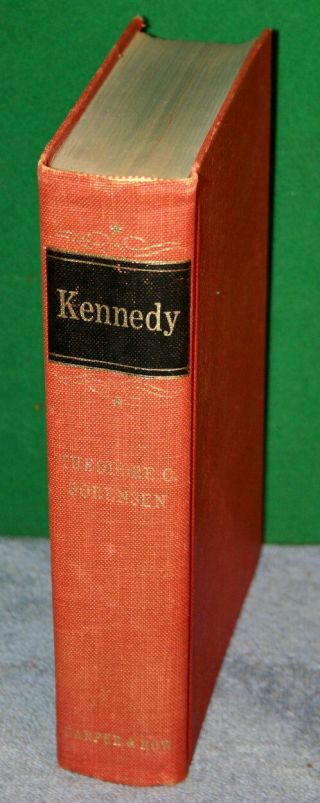 Vintage Book - Kennedy By Theodore C Sorensen 1965 Harper And Row First Edition