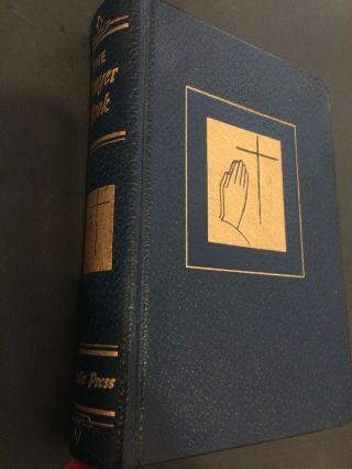 " Catholic Press - The Prayer Book " Leather Book 1954