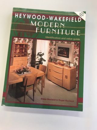 Heywood Wakefield Furniture Identification Value Guide Book Mid Century Modern