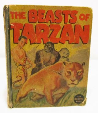 The Beasts Of Tarzan By Edgar Rice Burroughs - The Big Little Book 1937