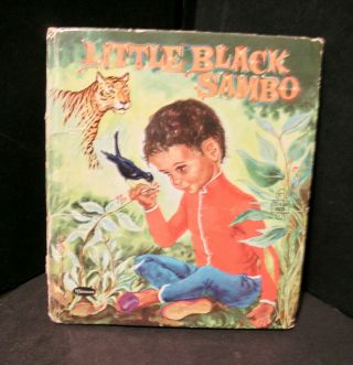 Vintage 1959 Tell - A - Tale Whitman Book " Little Black Sambo "