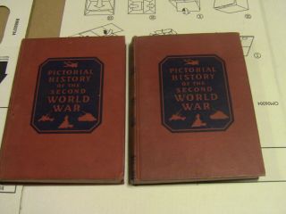 Pictorial History Of The Second World War Volumes 1 & 2 1944 Hardback
