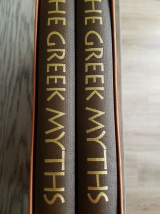 Robert Graves The Greek Myths Folio Society Volume 1 And 2 Boxed