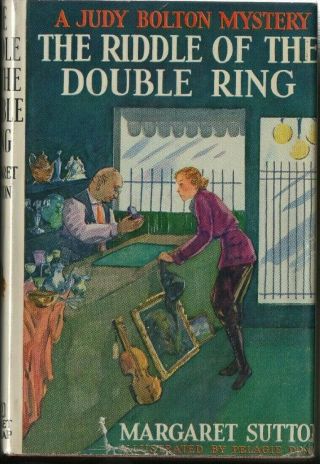 Judy Bolton 10 The Riddle Of The Double Ring By Margaret Sutton Hc / Dj