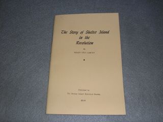 Shelter Island In The Revolution Long Island York Ny Town History Book 1975