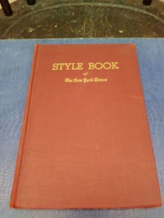 Vintage Style Book Of The York Times
