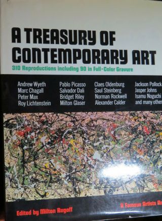 A Treasury Of Contemporary Art - Famous Artists Annual 90 Full Color Gravure