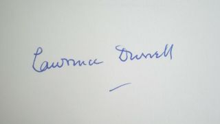 Justine Signed By Lawrence Durrell Full Leather Limited Edition