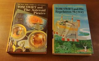 (2) Tom Swift Jr.  Books 21 The Asteroid Pirates & 22 His Repelatron Skyway
