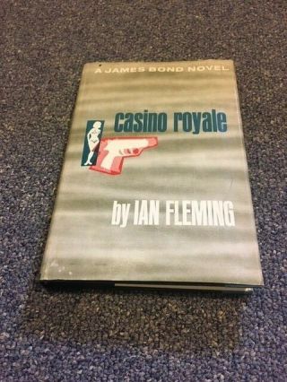 Ian Fleming - Casino Royale (james Bond) - Macmillan Book Club 1953 - Blue Stripe