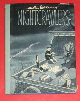 Charles Addams Nightcrawlers First Edition 3rd Printing The Addams Family Book