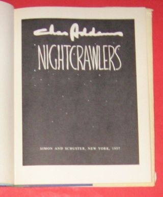 Charles Addams Nightcrawlers First Edition 3rd Printing The Addams Family Book 3