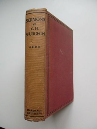 1908 Spurgeon Metropolitan Tabernacle Pulpit Vol Xxxvii.  Sermons Christianity