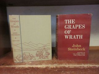 Old The Grapes Of Wrath Book John Steinbeck Classic Literature Great Depression
