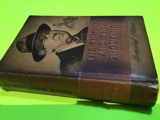 ' The Tumult and the Shouting ' by Grantland Rice 1954 MEMORIAL EDITION Leather 3