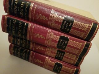 Illustrated Medical And Health Encyclopedia 4 Book Set 1966 Morris Fishbein Hc
