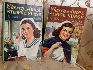 Vintage Cherry Ames Books: Student Nurse 1943 And Senior Nurse 1944 1&2
