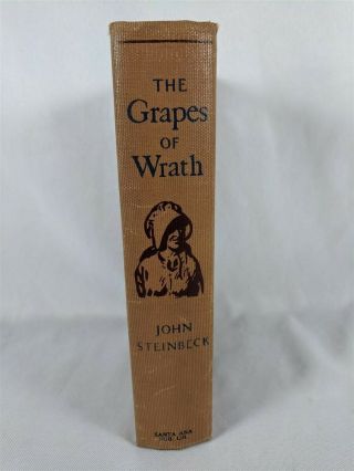 The Grapes Of Wrath by John Steinbeck 1st Edition 1939 8th Printing 2
