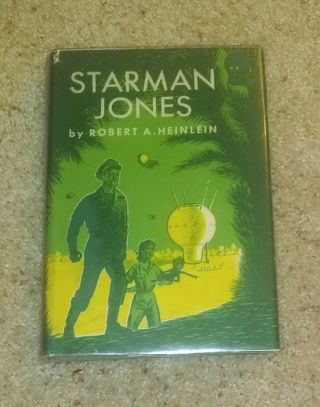 Starman Jones By Robert A Heinlein W Dust Jacket 1953 Hc 1st Ed Vintage Sci - Fi