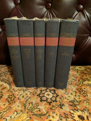 The Complete Novels Of Mark Twain 5 - Volume Book Set Nelson Doubleday Clemens