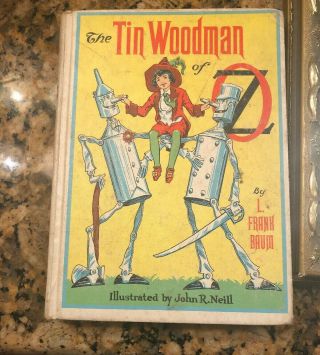 The Tin Woodman Of Oz Wizard Sequel 1918 L.  Frank Baum Reilly & Lee Neil Illus