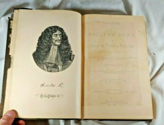 Charter Of William Penn & Laws Of.  Pennsylvania.  1st Ed 1879.  W/ 4 Facsimiles