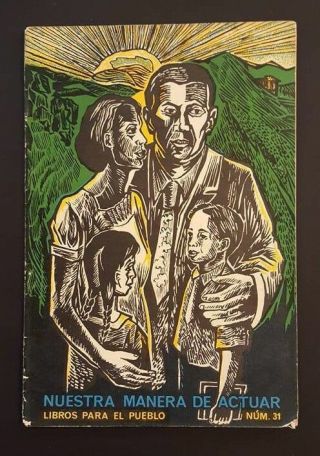 Libros Para El Pueblo / Nuestra Manera De Actuar / Divedco /puerto Rico 1975 31